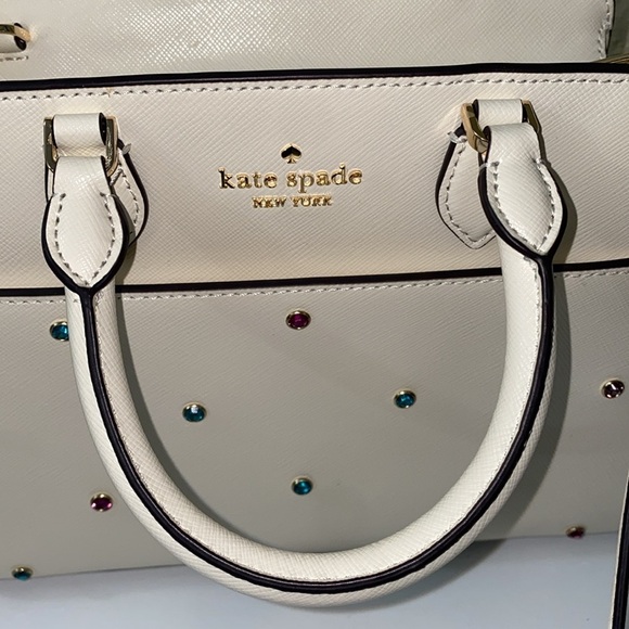 Kate Spade Madison Studded Small Satchel with Crossbody Strap NWT - Picture 13 of 15